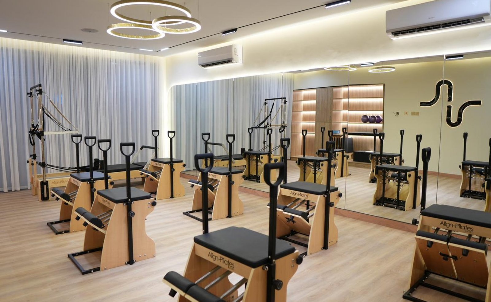Pulse Pilates studio interior with Align reformers